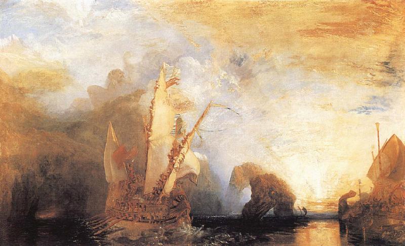 J.M.W. Turner Ulysses Deriding Polyphemus oil painting picture